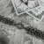 Wyjątkowy, ręcznie stworzony naszyjnik z opalitem (syntetyk) zatopionym w oprawie z cyny bezołowiowej na łańcuszku wykonanym starą techniką chainmail.